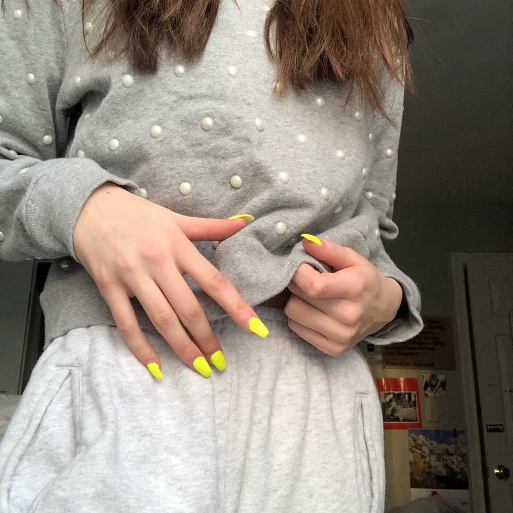 GREY PEARL SWEATSHIRT